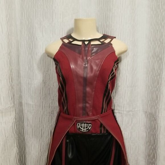 Wanda Vision Wanda Django Maximoff Scarlet Witch Battle Suit Halloween  2 pc - Picture 3 of 15